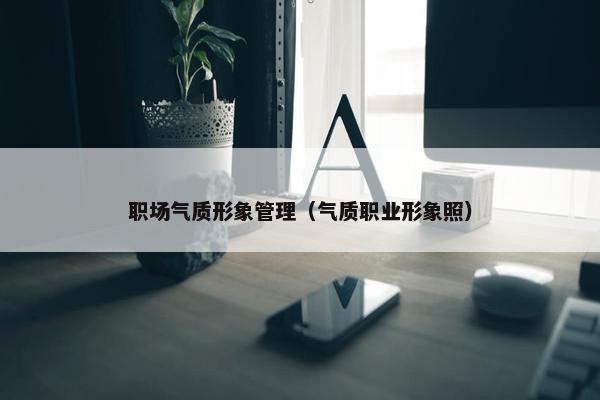 职场气质形象管理（气质职业形象照）