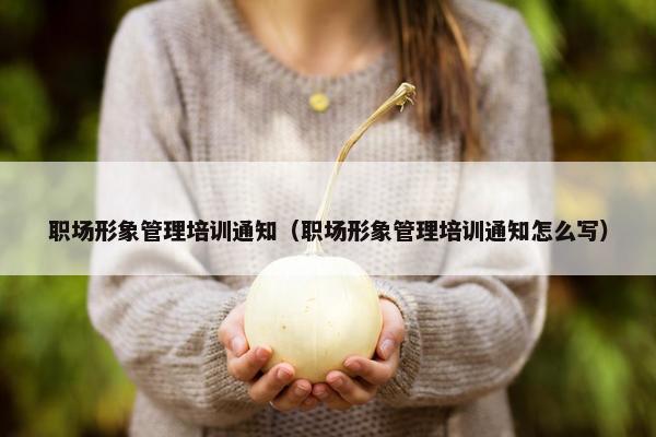 职场形象管理培训通知（职场形象管理培训通知怎么写）