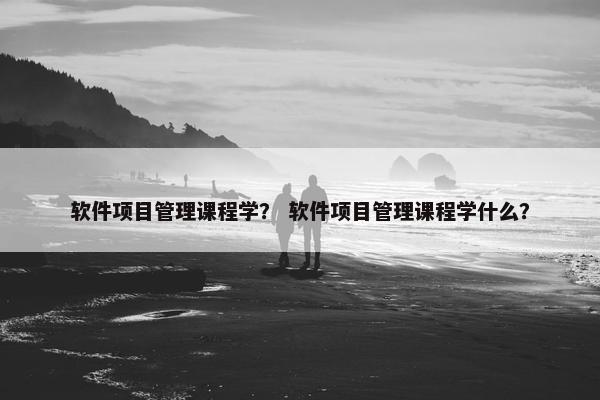 软件项目管理课程学？ 软件项目管理课程学什么？