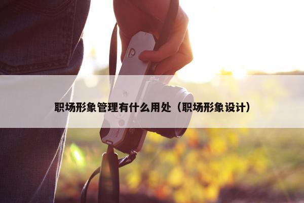 职场形象管理有什么用处（职场形象设计）