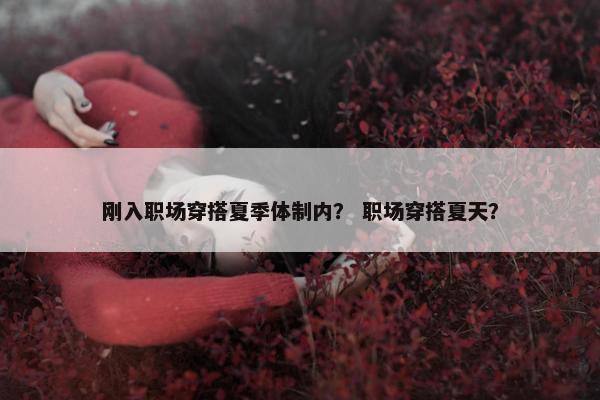 刚入职场穿搭夏季体制内？ 职场穿搭夏天？
