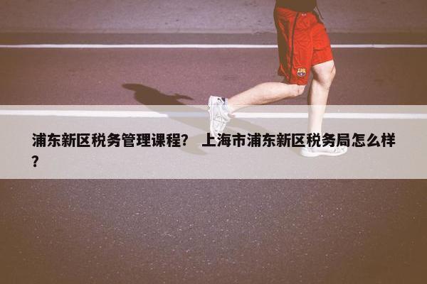 浦东新区税务管理课程？ 上海市浦东新区税务局怎么样？