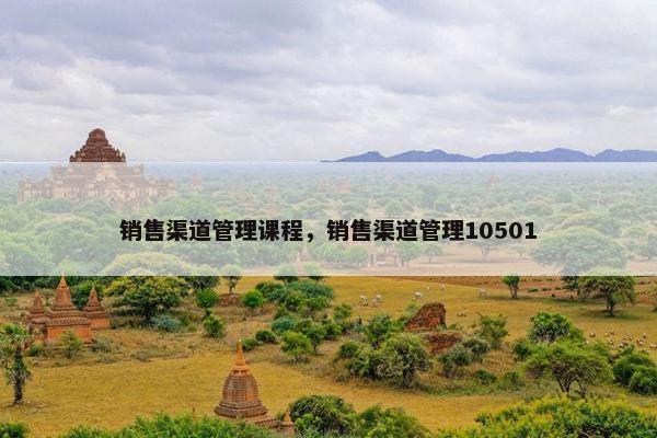 销售渠道管理课程，销售渠道管理10501
