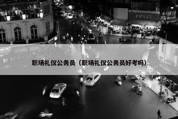 职场礼仪公务员（职场礼仪公务员好考吗）