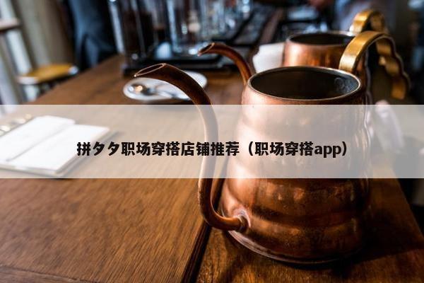 拼夕夕职场穿搭店铺推荐（职场穿搭app）