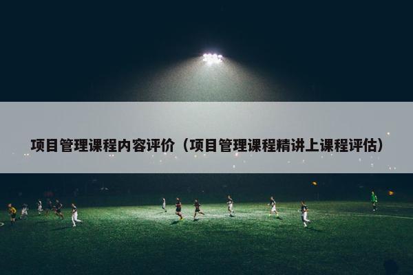项目管理课程内容评价（项目管理课程精讲上课程评估）