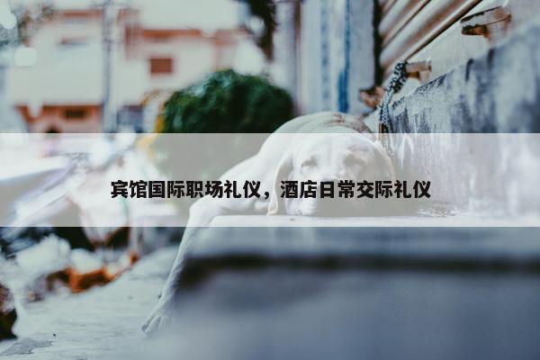 宾馆国际职场礼仪，酒店日常交际礼仪