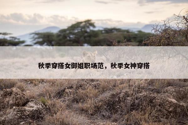 秋季穿搭女御姐职场范，秋季女神穿搭
