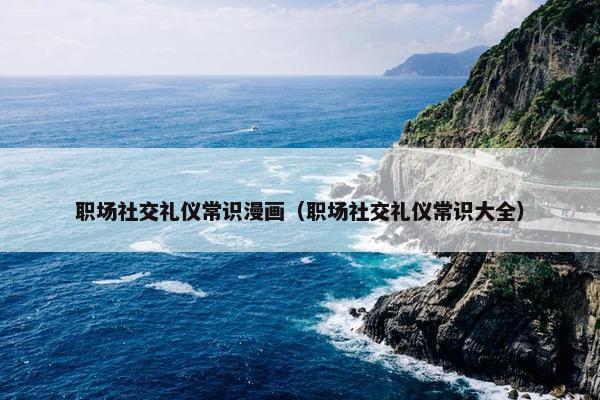 职场社交礼仪常识漫画（职场社交礼仪常识大全）