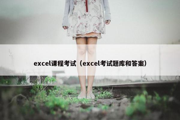 excel课程考试（excel考试题库和答案）