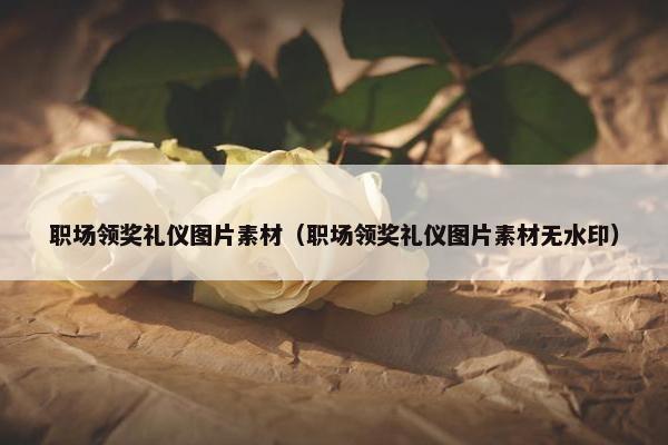 职场领奖礼仪图片素材（职场领奖礼仪图片素材无水印）