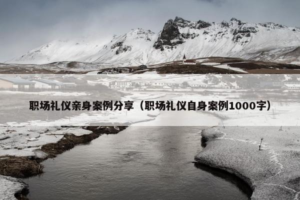 职场礼仪亲身案例分享（职场礼仪自身案例1000字）