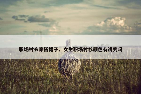 职场衬衣穿搭裙子，女生职场衬衫颜色有讲究吗