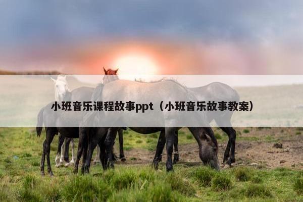 小班音乐课程故事ppt（小班音乐故事教案）