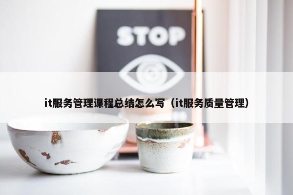 it服务管理课程总结怎么写（it服务质量管理）