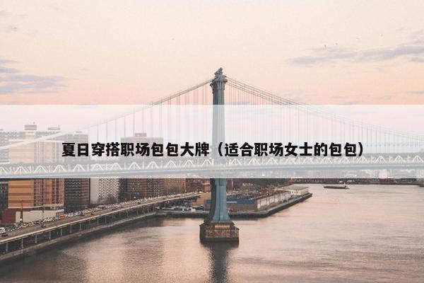 夏日穿搭职场包包大牌（适合职场女士的包包）