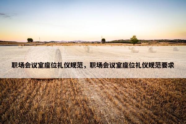职场会议室座位礼仪规范，职场会议室座位礼仪规范要求