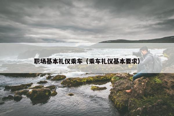 职场基本礼仪乘车（乘车礼仪基本要求）