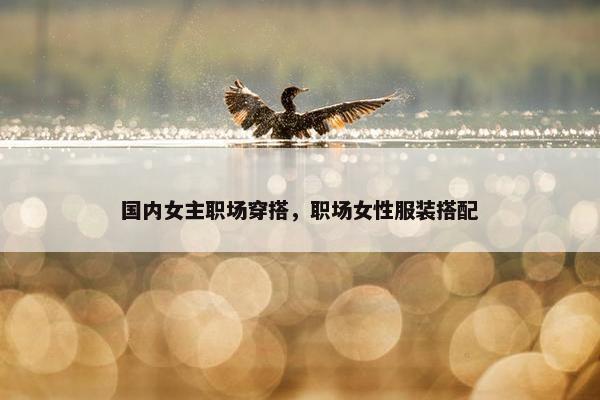 国内女主职场穿搭，职场女性服装搭配