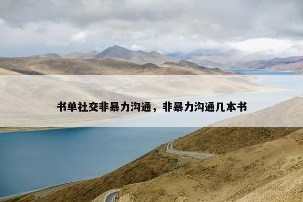 书单社交非暴力沟通，非暴力沟通几本书