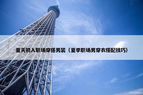 夏天初入职场穿搭男装（夏季职场男穿衣搭配技巧）