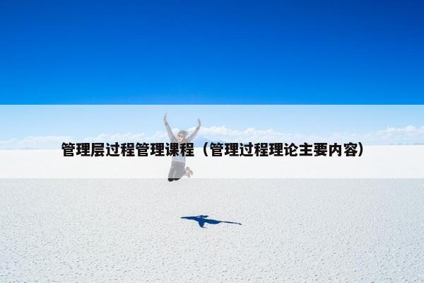 管理层过程管理课程（管理过程理论主要内容）