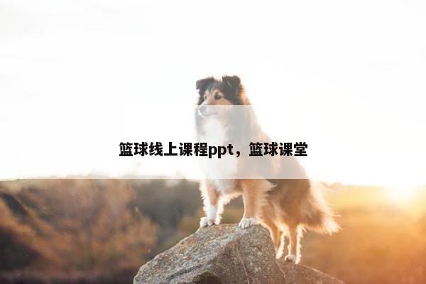 篮球线上课程ppt，篮球课堂