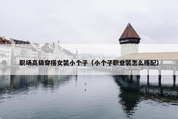 职场高级穿搭女装小个子（小个子职业装怎么搭配）