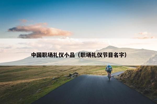 中国职场礼仪小品（职场礼仪节目名字）