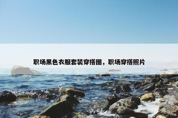 职场黑色衣服套装穿搭图，职场穿搭照片