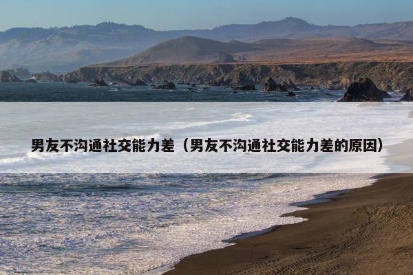 男友不沟通社交能力差（男友不沟通社交能力差的原因）