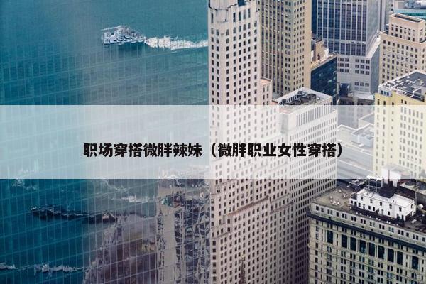 职场穿搭微胖辣妹（微胖职业女性穿搭）