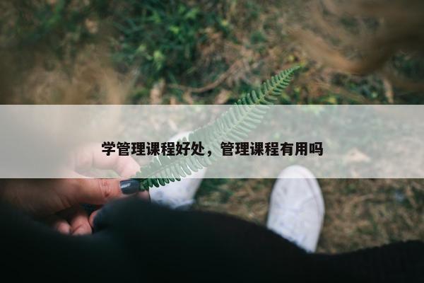 学管理课程好处，管理课程有用吗