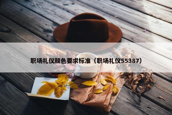 职场礼仪颜色要求标准（职场礼仪55387）