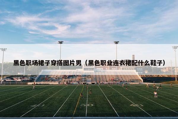 黑色职场裙子穿搭图片男（黑色职业连衣裙配什么鞋子）