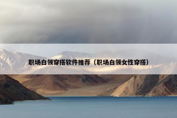 职场白领穿搭软件推荐（职场白领女性穿搭）