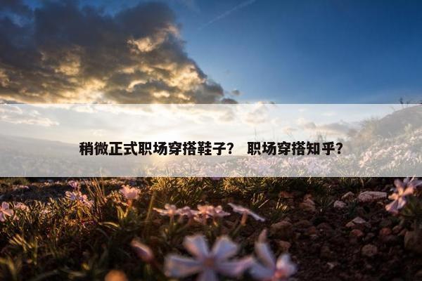 稍微正式职场穿搭鞋子？ 职场穿搭知乎？