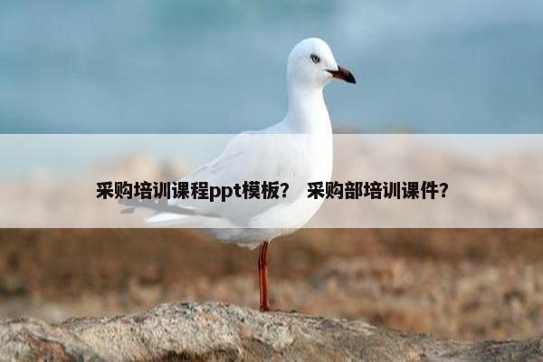 采购培训课程ppt模板？ 采购部培训课件？