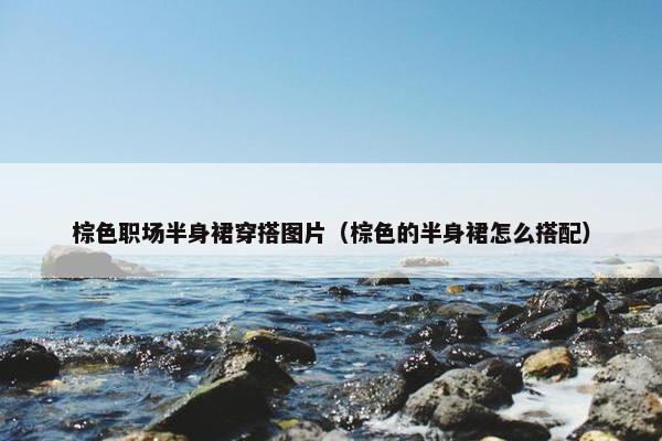 棕色职场半身裙穿搭图片（棕色的半身裙怎么搭配）