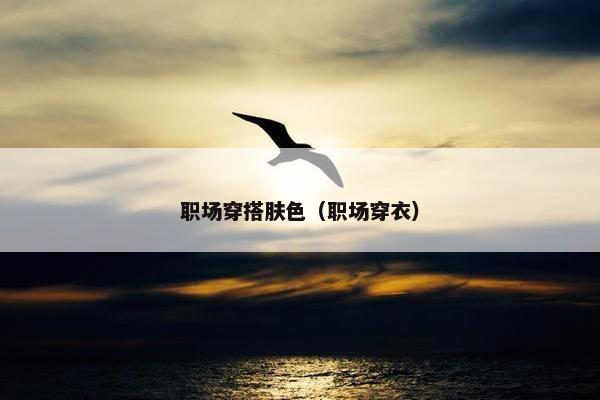 职场穿搭肤色（职场穿衣）